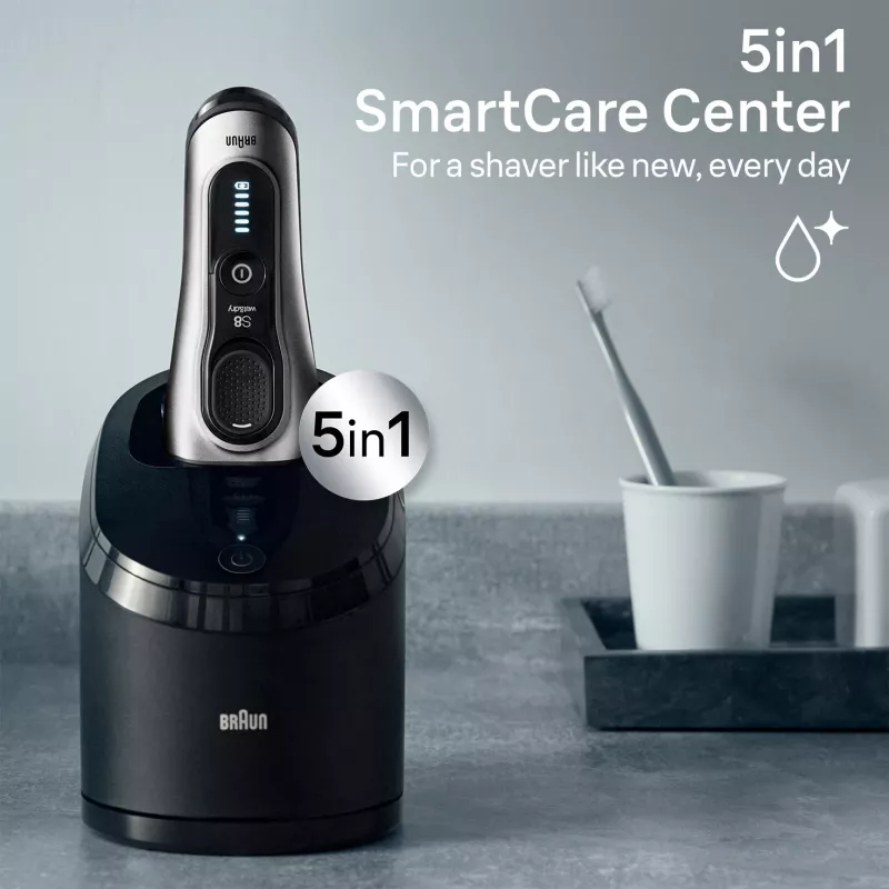 Electric shaver BRAUN Series 8 8567cc System wet & dry with charging/cleaning station