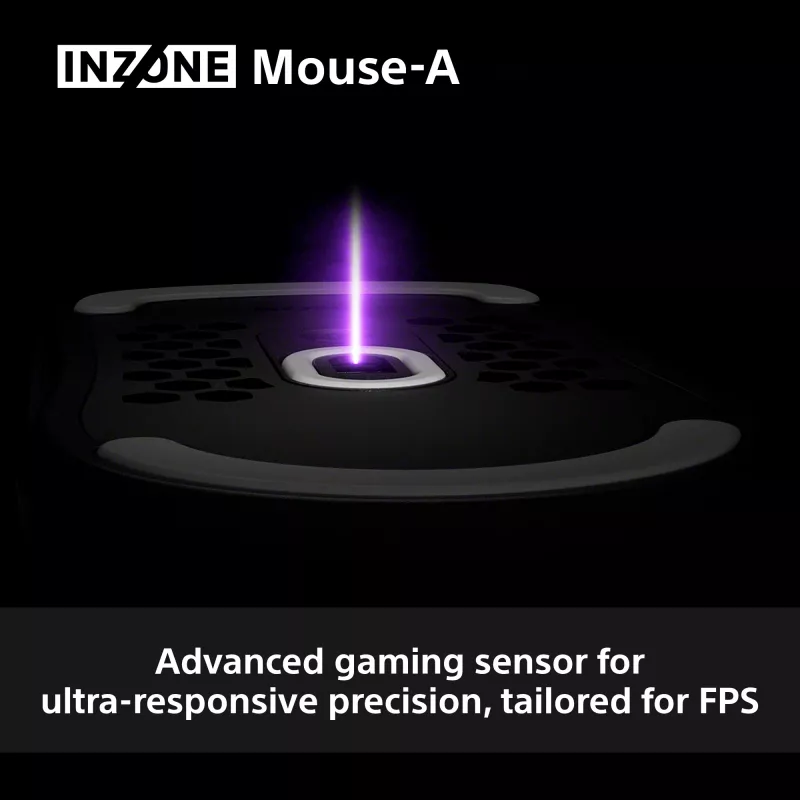 Wireless gaming mouse Sony INZONE Right-hand RF Optical 30000 DPI, 70G acceleration, wheel scroll
