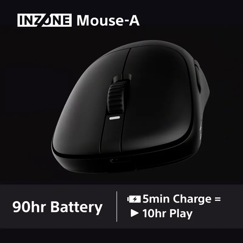 Wireless gaming mouse Sony INZONE Right-hand RF Optical 30000 DPI, 70G acceleration, wheel scroll