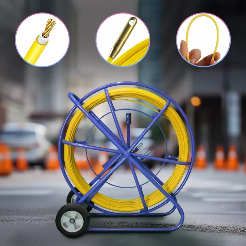 Extralink Pilot Cable Pulling Rod, 8mm x 200m, Fibreglass FRP