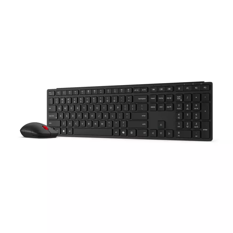 Lenovo Multi-Mode Pro Combo Keyboard and Mouse 6000-Lithuanian | Keyboard and Mouse Set | Wireless | Mouse included | Lithuanian | Bluetooth | Eclipse Black