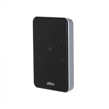 Access control reader DAHUA ASR2100A — basic reader, 12 V DC, 1.7 W, 123×86×15 mm, black