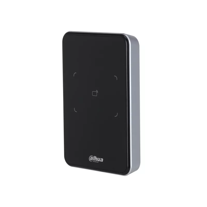 Access control reader DAHUA ASR2100A — basic reader, 12 V DC, 1.7 W, 123×86×15 mm, black