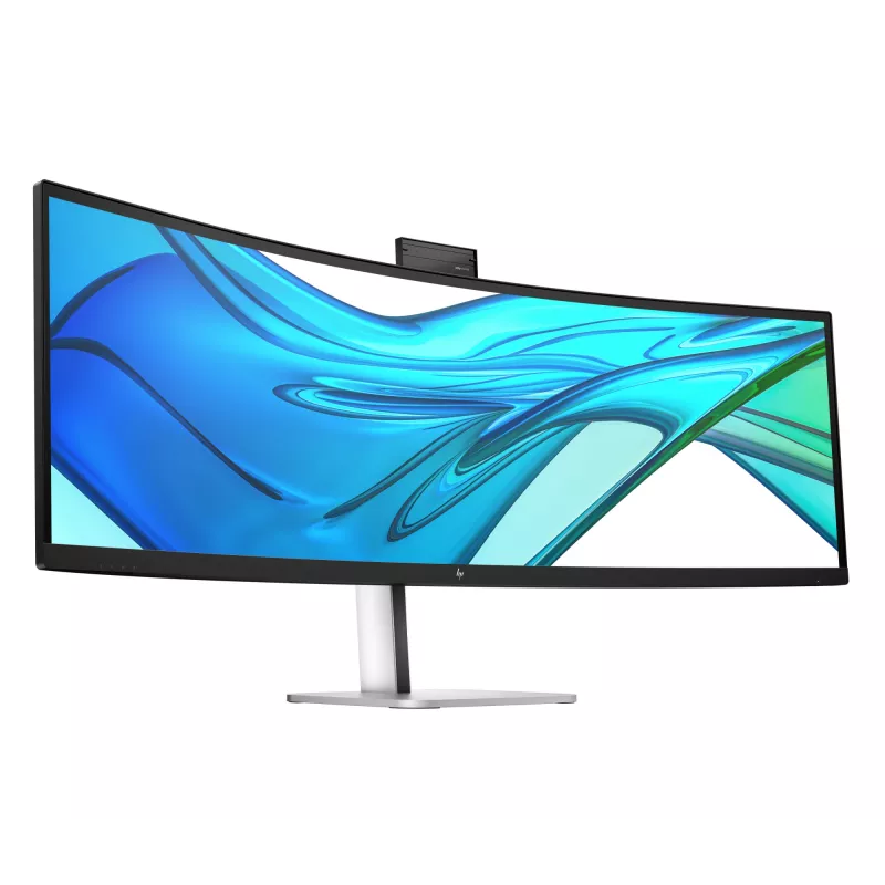 HP Series 5 Pro 49 inch DQHD Conferencing Monitor - 549pm, 124.5 cm (49 inch), 5120 x 1440 pixels, Dual QHD, LCD, 5 ms, Black