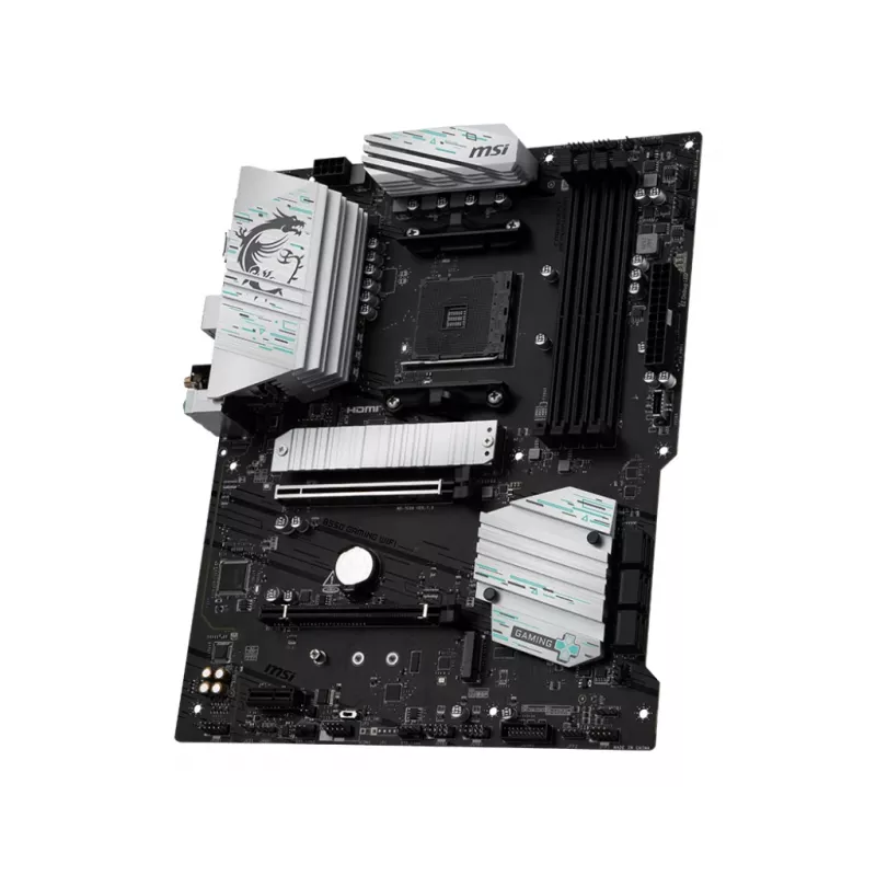 Motherboard MSI B550 GAMING WIFI ATX — AMD B550, Socket AM4, DDR4, 4 DIMM, 128 GB, Wi‑Fi 5, Gigabit LAN