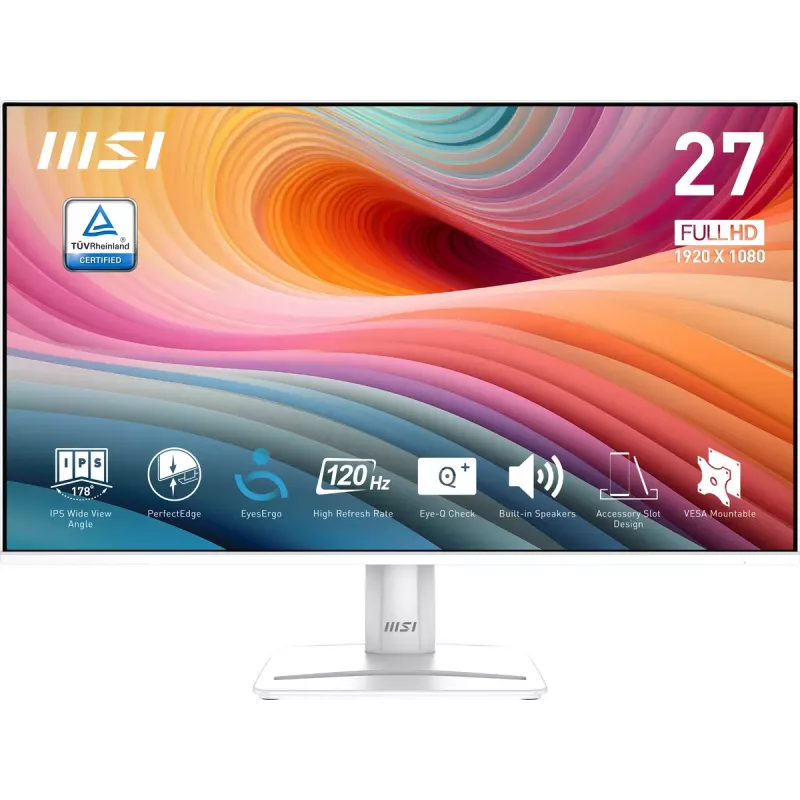 MSI Pro MP275W E2 computer monitor 68.6 cm (27 inch) 1920 x 1080 pixels Full HD LED White
