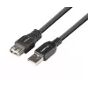 LANBERG USB-A to USB-A Cable 2.0, Male to Female, 1.8 m, black