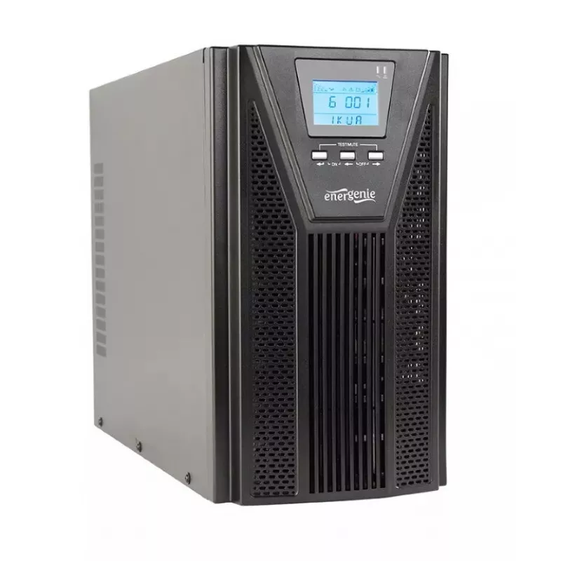 Uninterruptible power supply UPS Gembird EG-UPSO-3000 Double-conversion Online 3 kVA 2700 W 5x Type F outlets LCD