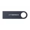 USB flash drive KINGSTON DataTraveler SE9 G3 512GB — USB Type-A, USB 3.2 Gen 1, 220/100 MB/s, capless, Dark Nickel