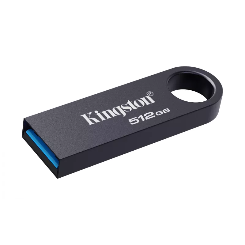 USB flash drive KINGSTON DataTraveler SE9 G3 512GB — USB Type-A, USB 3.2 Gen 1, 220/100 MB/s, capless, Dark Nickel