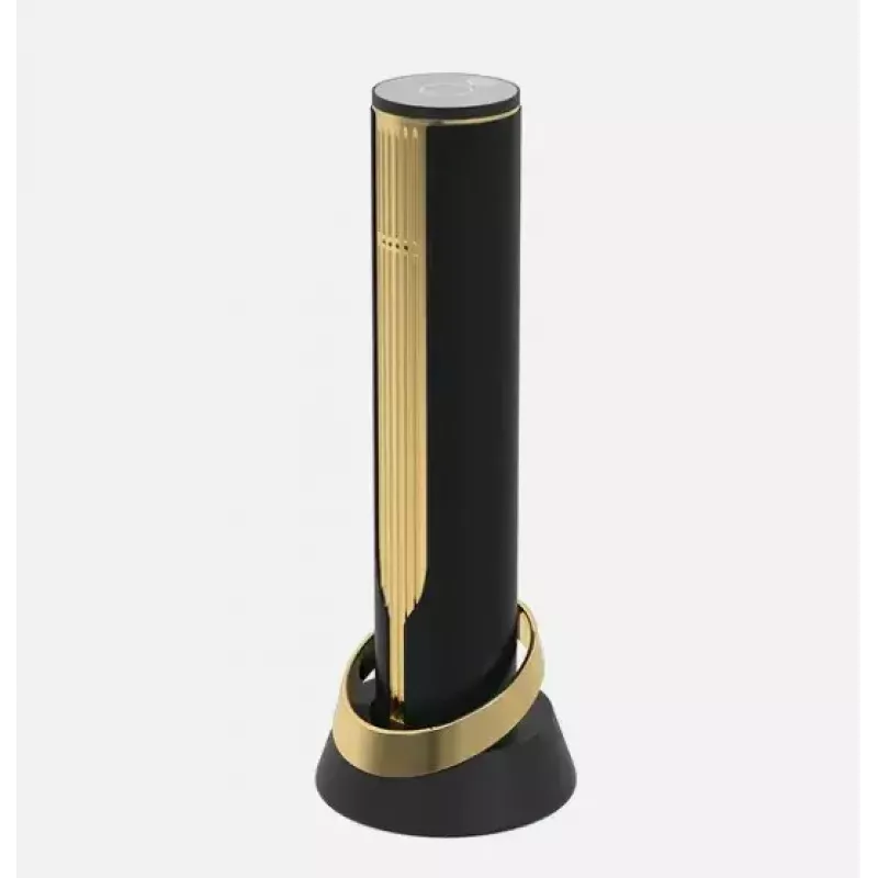 Electric wine opener Prestigio PWO104GD, Black/Gold, height 228 mm, weight 350 g