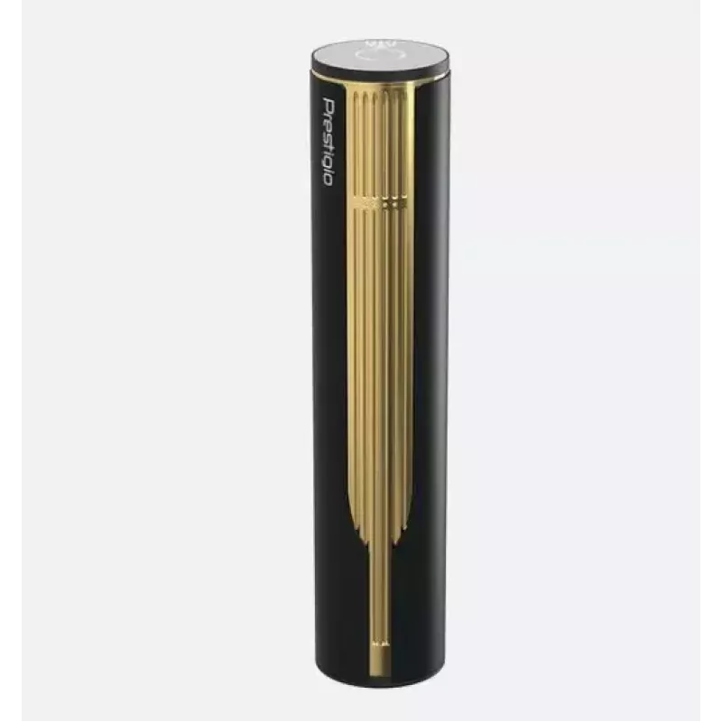Electric wine opener Prestigio PWO104GD, Black/Gold, height 228 mm, weight 350 g