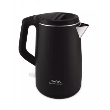 Tefal KO3718 electric kettle 1.5 L 2400 W Black, Stainless steel