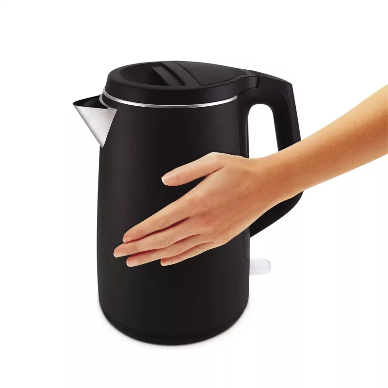 Tefal KO3718 electric kettle 1.5 L 2400 W Black, Stainless steel