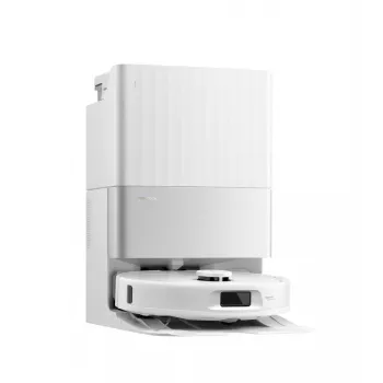 Robot vacuum cleaner Roborock Qrevo C Pro — white, 0.325 L dust bin, 180 min runtime, Li-Ion 5200 mAh, round shape