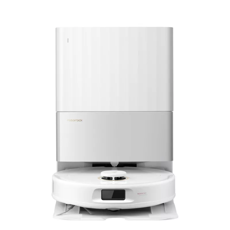 Robot vacuum cleaner Roborock Qrevo C Pro — white, 0.325 L dust bin, 180 min runtime, Li-Ion 5200 mAh, round shape