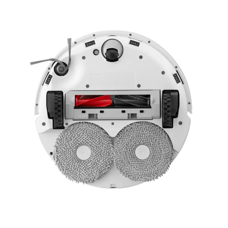 Robot vacuum cleaner Roborock Qrevo C Pro — white, 0.325 L dust bin, 180 min runtime, Li-Ion 5200 mAh, round shape