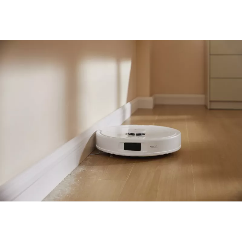 Robot vacuum cleaner Roborock Qrevo C Pro — white, 0.325 L dust bin, 180 min runtime, Li-Ion 5200 mAh, round shape