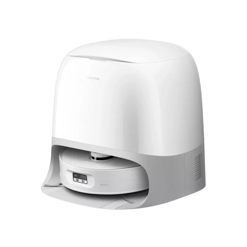 Roborock robot vacuum Qrevo Curv 2 Flow — dust bag, 0.325 L, Li‑Ion 5200 mAh, 240 min, white