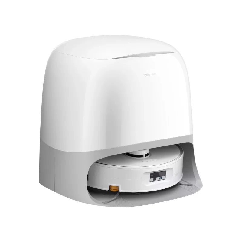 Roborock robot vacuum Qrevo Curv 2 Flow — dust bag, 0.325 L, Li‑Ion 5200 mAh, 240 min, white