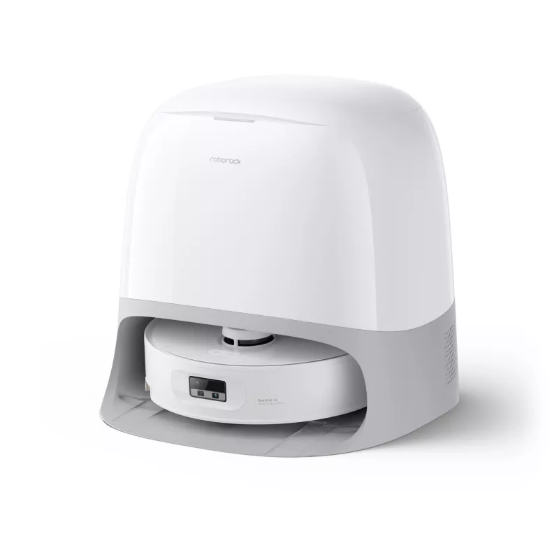 Roborock robot vacuum Qrevo Curv 2 Flow — dust bag, 0.325 L, Li‑Ion 5200 mAh, 240 min, white
