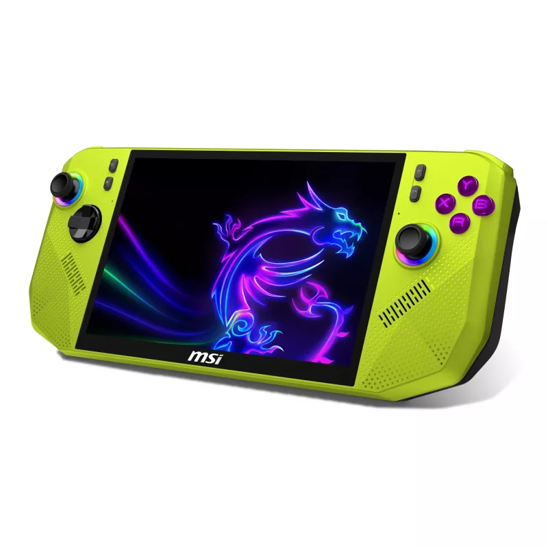 MSI CLAW A8 BZ2EM-048NL portable game console 20.3 cm (8 inch) 1 TB Touchscreen Wi-Fi Green