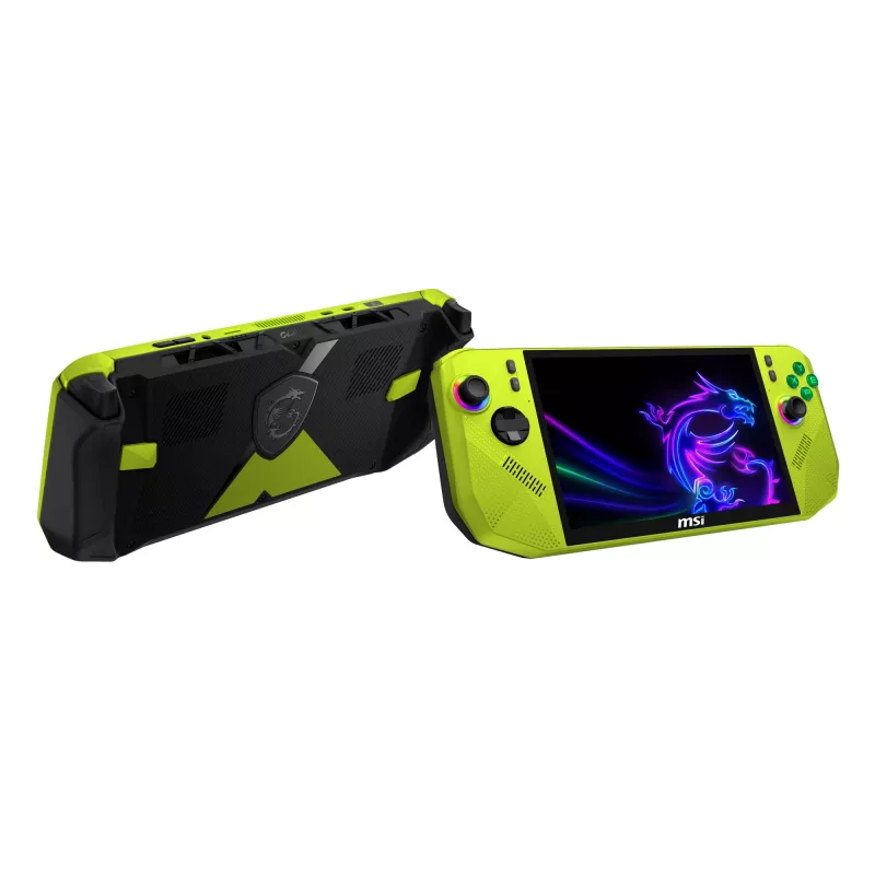 MSI CLAW A8 BZ2EM-048NL portable game console 20.3 cm (8 inch) 1 TB Touchscreen Wi-Fi Green