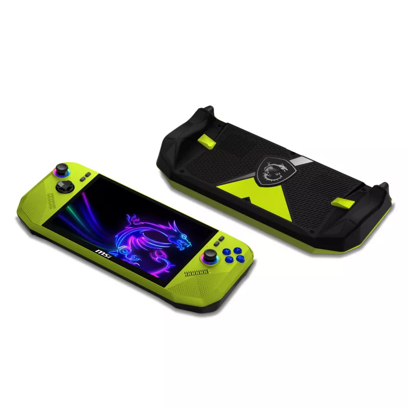 MSI CLAW A8 BZ2EM-048NL portable game console 20.3 cm (8 inch) 1 TB Touchscreen Wi-Fi Green