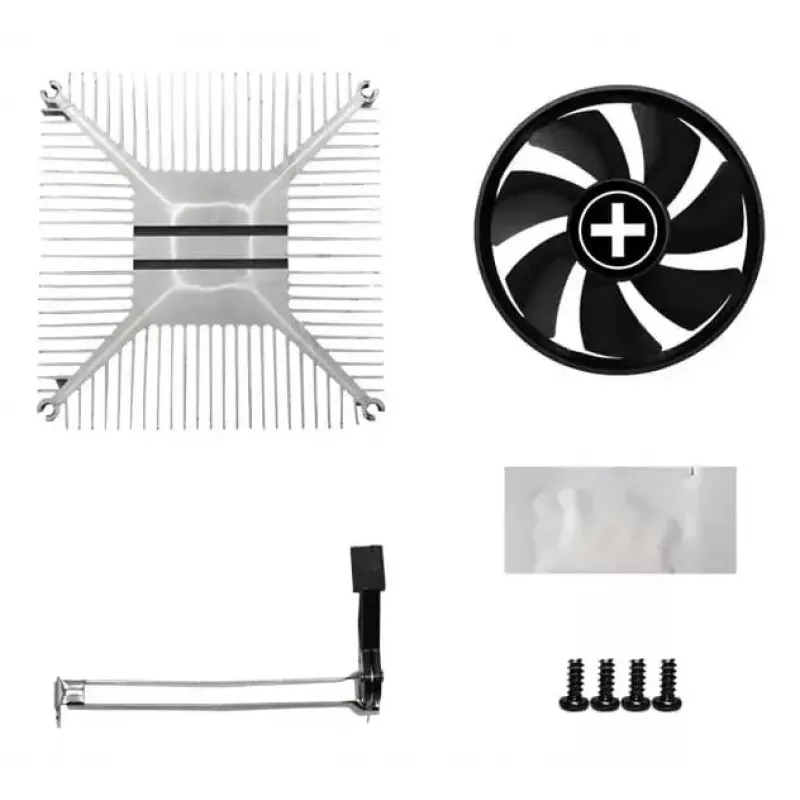 Air cooler XILENCE A250PWM.B, 92 mm fan, hydraulic bearing, TDP 89 W, for Socket AM4/AM5, black