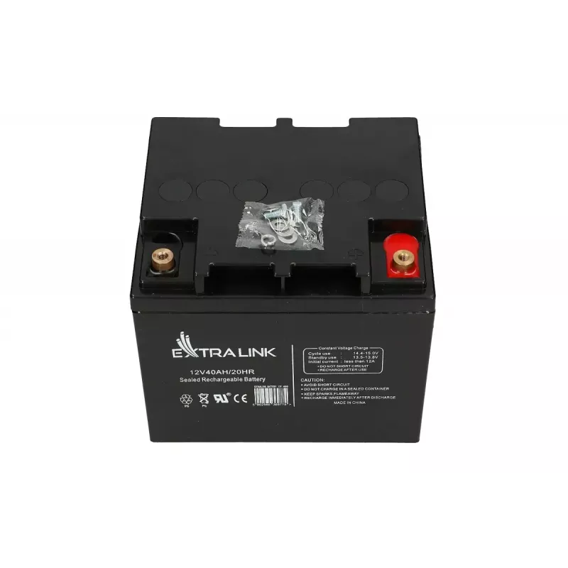 Extralink AGM sealed lead-acid battery 12V 40Ah maintenance-free, VRLA, 12.2 kg