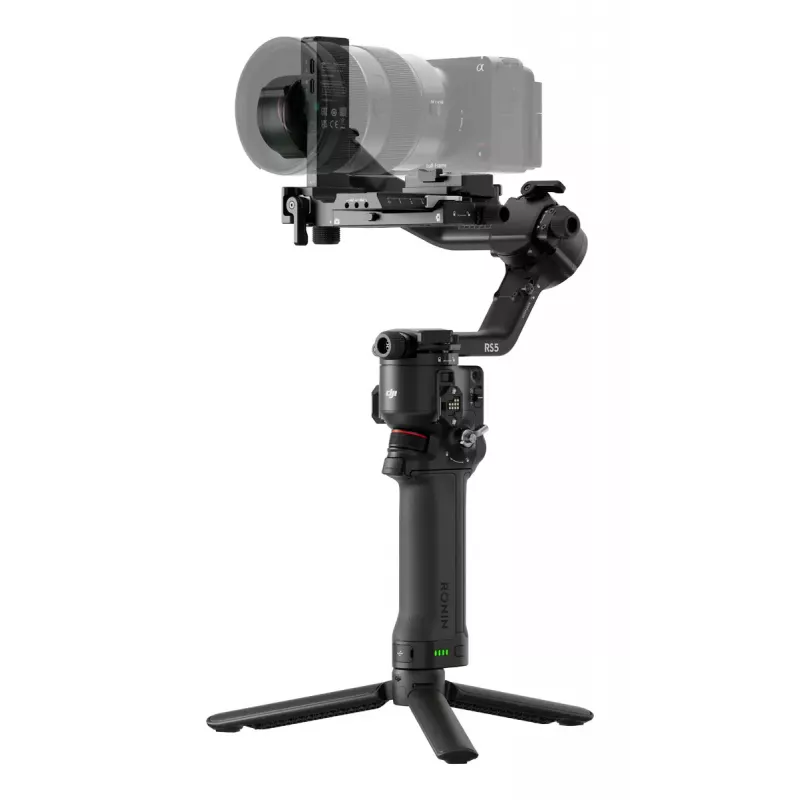 Hand camera stabilizer DJI RS 5 — aluminium, black, 30 h operating time, 1.46 kg