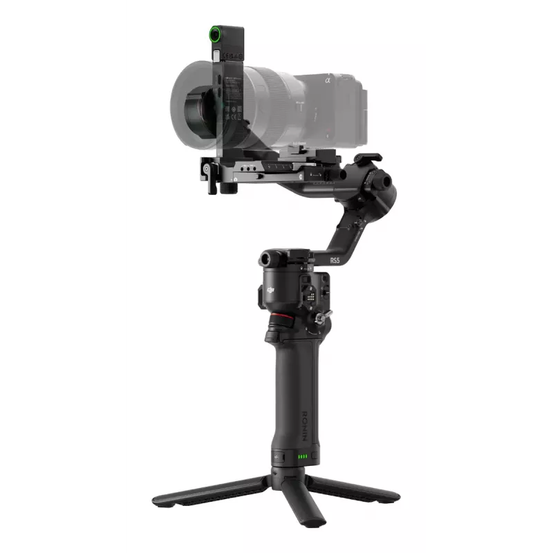 Hand camera stabilizer DJI RS 5 — aluminium, black, 30 h operating time, 1.46 kg