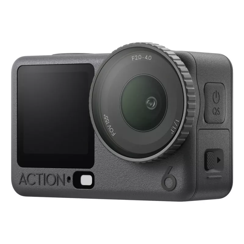 Action camera DJI Osmo Action 6 Standard Combo — 38 MP CMOS, 4K Ultra HD, 155° FOV, 2x digital zoom