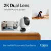 IP security camera TP-Link Tapo C245D 2304×1296, 3.1 mm lens, 104.3° hor., ceiling/wall mount, wireless, indoor, white