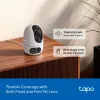 IP security camera TP-Link Tapo C245D 2304×1296, 3.1 mm lens, 104.3° hor., ceiling/wall mount, wireless, indoor, white