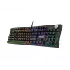 MSI FORGE GK320 RED keyboard Gaming USB QWERTY US International Black