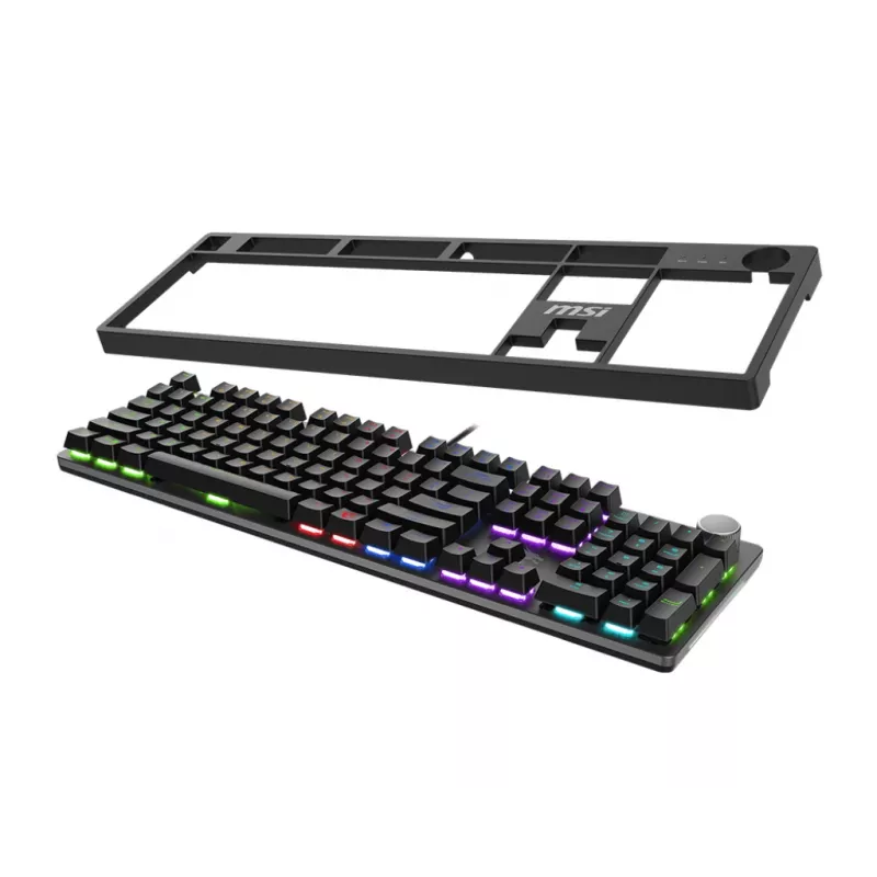 MSI FORGE GK320 RED keyboard Gaming USB QWERTY US International Black