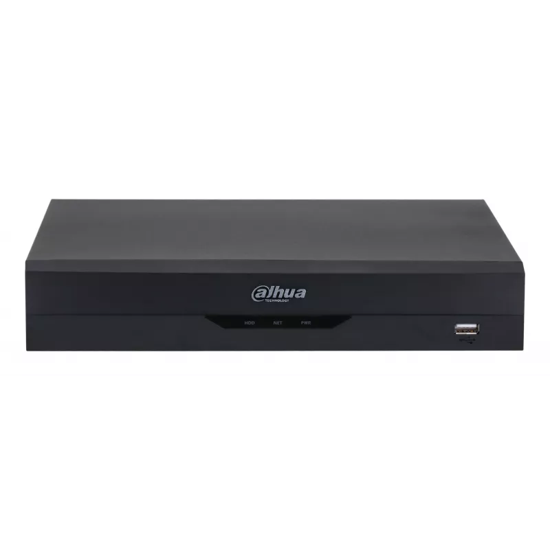 Digital Video Recorder DAHUA XVR5108HS-4KL-I3/T — 8-channel DVR, H.265/H.264, SATA up to 16TB, Gigabit Ethernet, 12V DC, Black