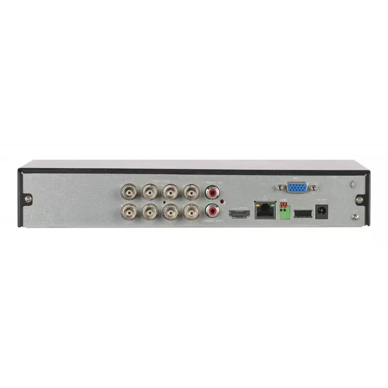 Digital Video Recorder DAHUA XVR5108HS-4KL-I3/T — 8-channel DVR, H.265/H.264, SATA up to 16TB, Gigabit Ethernet, 12V DC, Black
