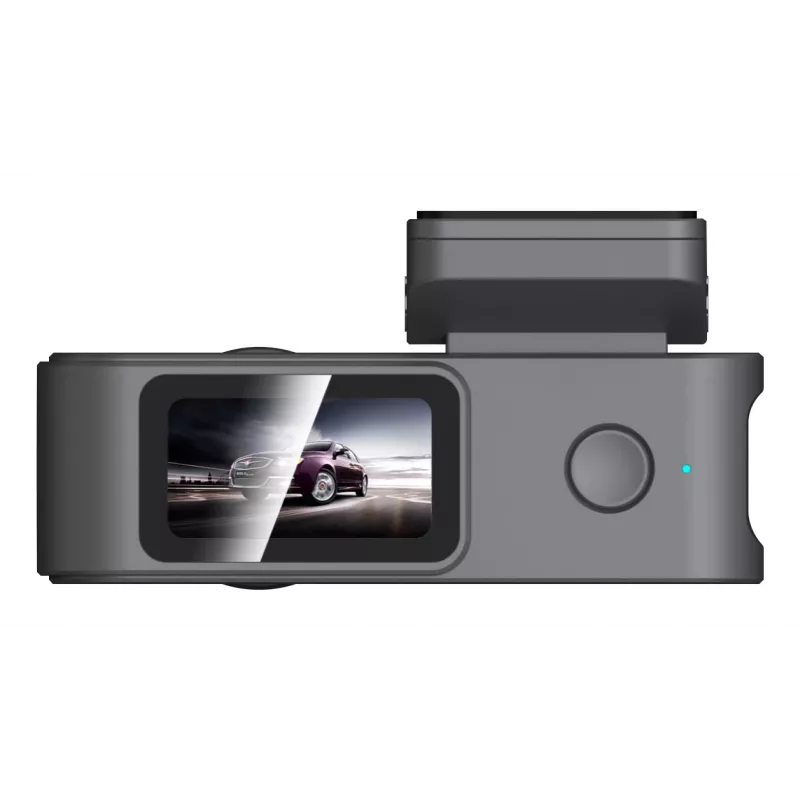 Dashcam DAHUA S5PRO 4K Ultra HD dual‑camera, 2 cameras, 1.47 inch display, MicroSD up to 128 GB, USB‑C, DC power, black