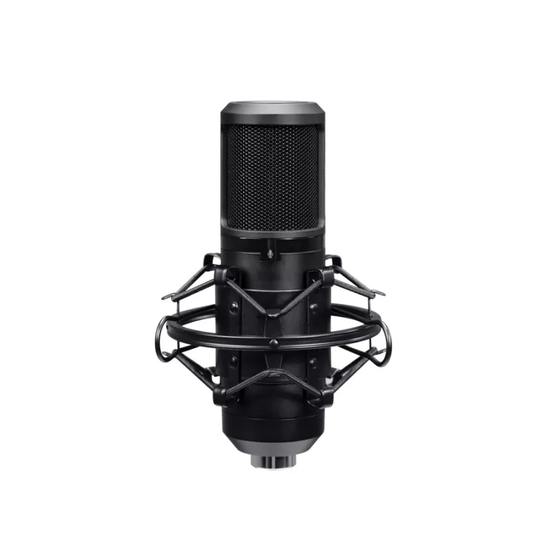 Podcast microphone TRUST GXT 270 Emita II+ — Condenser USB, wired, metal housing, black, 2.5 m cable