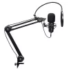 Podcast microphone TRUST GXT 270 Emita II+ — Condenser USB, wired, metal housing, black, 2.5 m cable