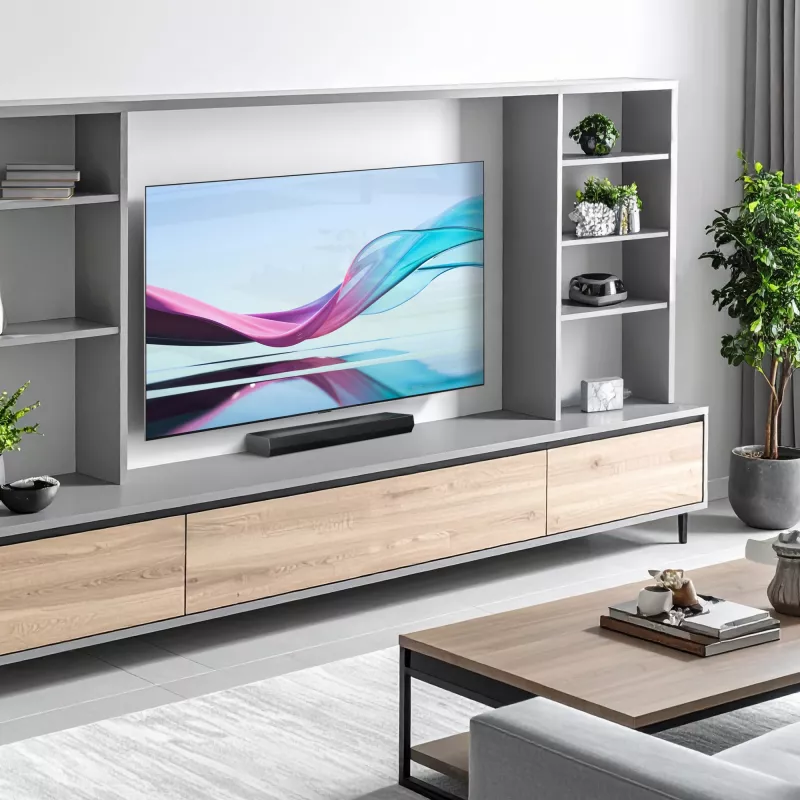 Soundbar LG S20A 2.0 channels, 50 W, Bluetooth SBC/AAC, wired & wireless, black, 650×99×63 mm