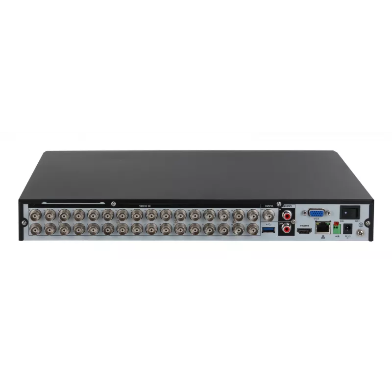 Dahua XVR5232AN-4KL-I3/T 32-channel 4K DVR, H.265/H.264, Gigabit Ethernet, 16 TB support, Black