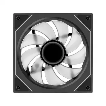 Fan XILENCE XPF120U.ARGB 120 mm, 500–1800 RPM, hydraulic bearing, 7–13.2 V, black