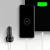 Car charger AXAGON PWC-PQ48, 48W, USB-C (PD3.0) + USB-A (QC4+), input 12–24V, black