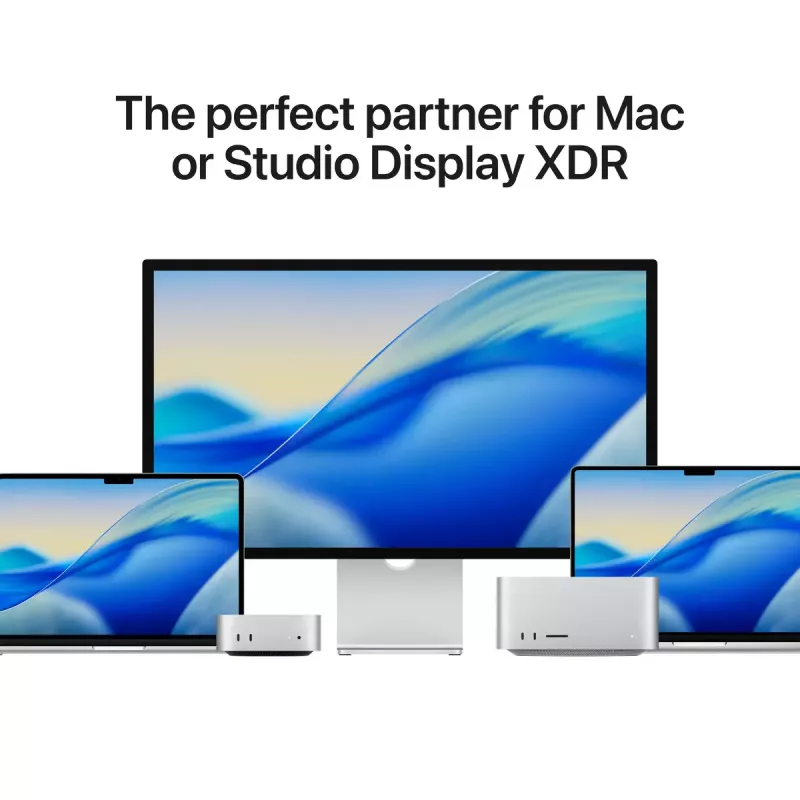 Monitor Apple Studio Display 27 inch 5K Ultra HD (5120×2880), LED, tilt-adjustable stand, Silver