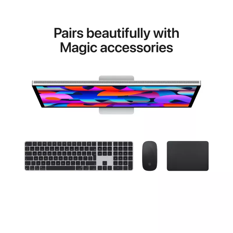 Monitor Apple Studio Display 27 inch 5K (5120×2880) LED, Standard glass, VESA mount, Silver