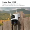 IP security camera IMOU Cruiser Dual 2C 4G Turret Outdoor 2304×1296 3.6 mm lens Ceiling/wall