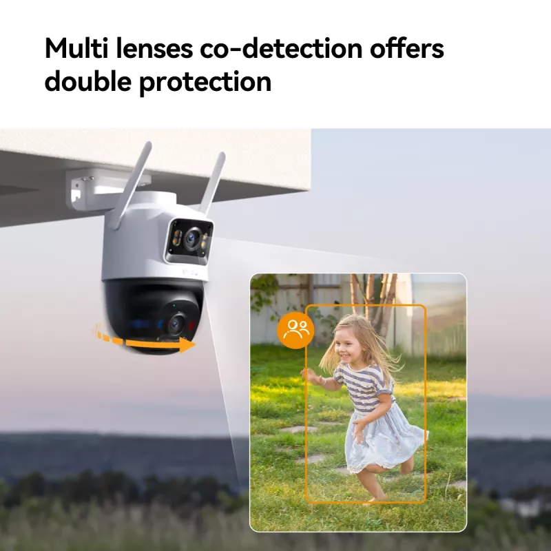 IP security camera IMOU Cruiser Dual 2C 4G Turret Outdoor 2304×1296 3.6 mm lens Ceiling/wall
